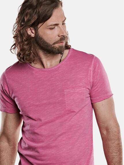 emilio adani Herren Rundhals T-Shirt Violett 27710 emilio adani Herren Rundhals T-Shirt Violett 27710