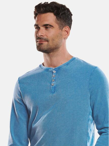 engbers Herren Henley Shirt Royalblau 31112 engbers Herren Henley Shirt Royalblau 31112