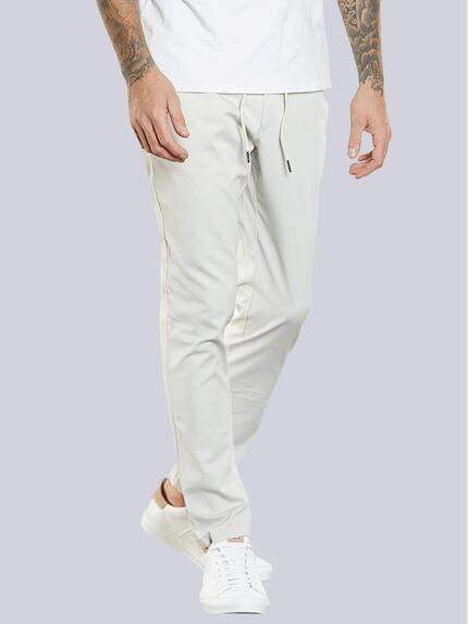 emilio adani Chino mit Tunnelzug Naturweiss