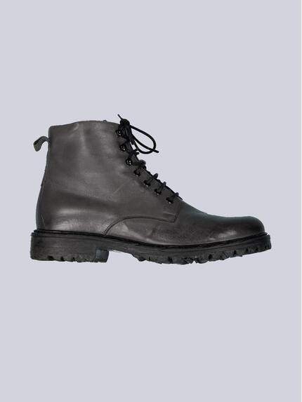 emilio adani Boots mit Reißverschluss Dunkelgrau