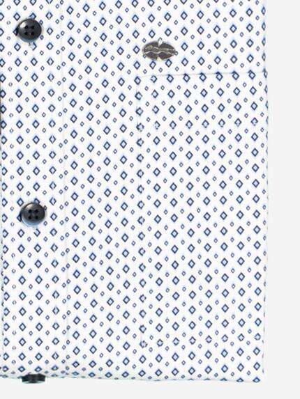 engbers Herren Langarm-Hemd gemustert Blau 37851 engbers Herren Langarm-Hemd gemustert Blau 37851