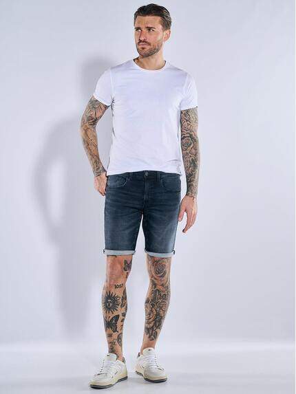 emilio adani Herren Jeans-Shorts 5-Pocket Blau 39048 emilio adani Herren Jeans-Shorts 5-Pocket Blau 39048