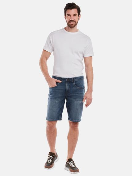 engbers Herren Bermuda regular Blau 34952