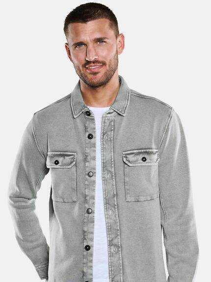 emilio adani Herren Sweat-Overshirt Grau 33353