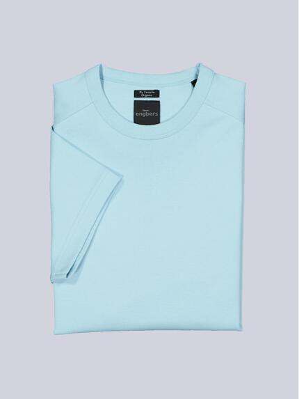 engbers Basic-Shirt "My Favorite" organic Hellblau