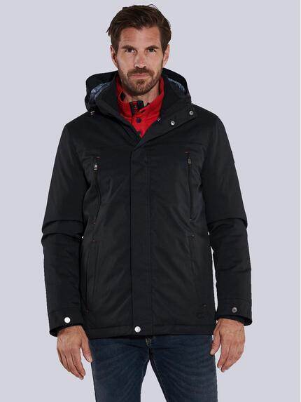 engbers Jacke mit abnehmbarer Kapuze Schwarz