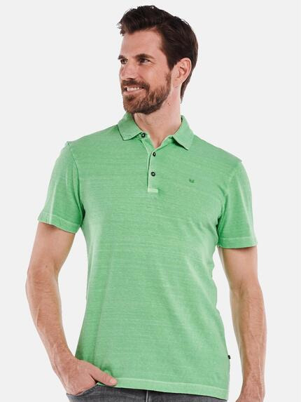 ENGBERS GERMANY Herren Polo-Shirt mit Leinenanteil Grün 35083 ENGBERS GERMANY Herren Polo-Shirt mit Leinenanteil Grün 35083