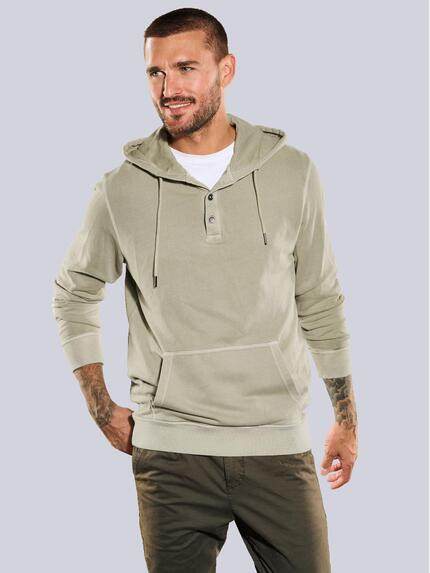 emilio adani Sweatshirt mit Kapuze Braunbeige