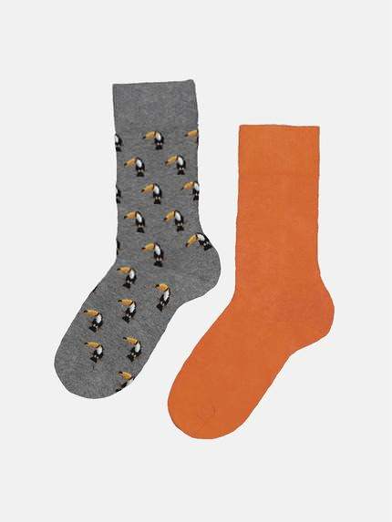 emilio adani Socke im 2er-Set Orange