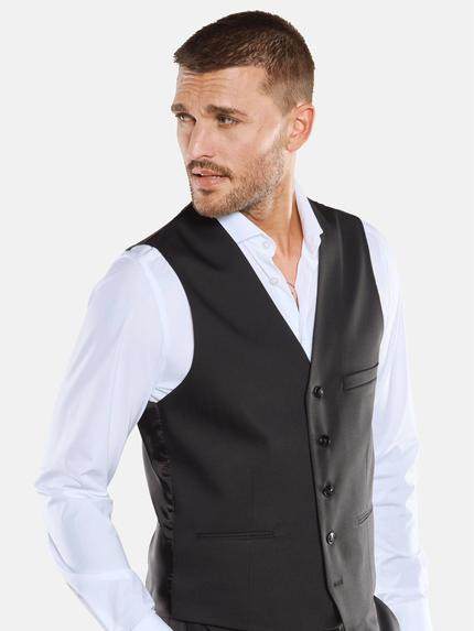emilio adani Herren Anzugweste mit dezenter Struktur Schwarz 33683 emilio adani Herren Anzugweste mit dezenter Struktur Schwarz 33683