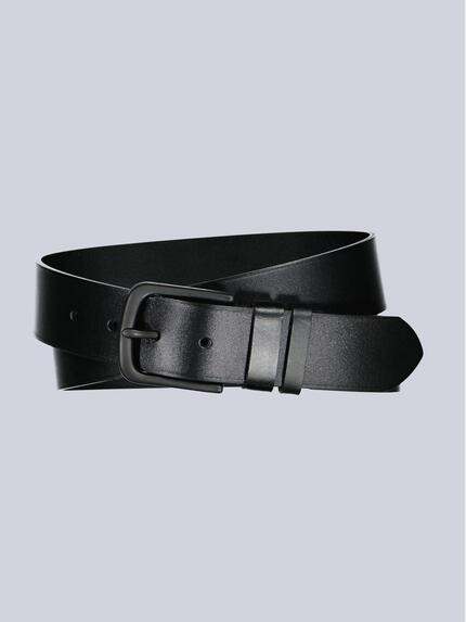 engbers Ledergürtel Basic Schwarz