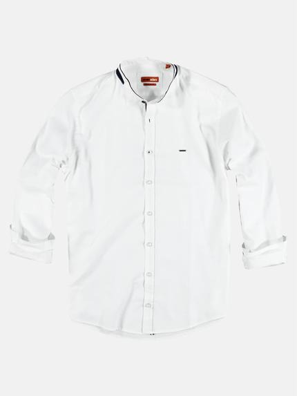 emilio adani Herren bequemes Hemd mit Stehkragen Weiß 28934 emilio adani Herren bequemes Hemd mit Stehkragen Weiß 28934
