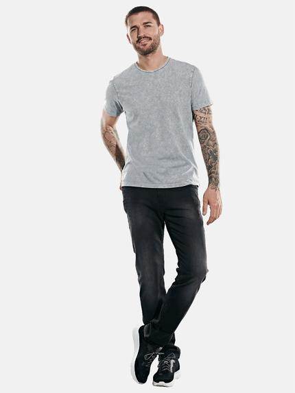 emilio adani Herren T-Shirt rundhals Grau 31757