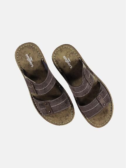 engbers Herren Modische Pantolette mit weichem Fußbett Anthrazit 31665 engbers Herren Modische Pantolette mit weichem Fußbett Anthrazit 31665