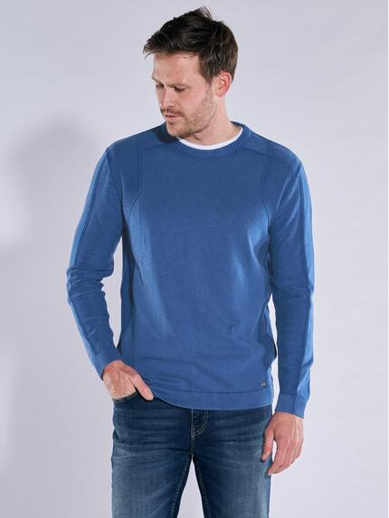 engbers Pullover uni Royalblau