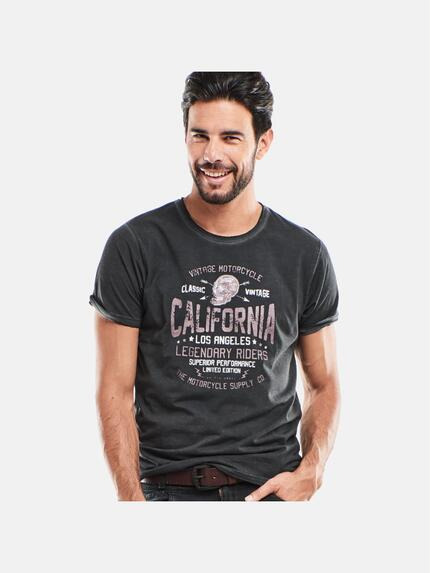 emilio adani Rundhals T-Shirt Anthrazit