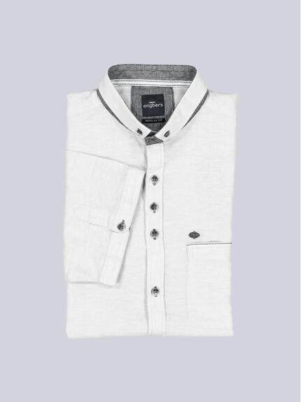 engbers Herren Kurzarm-Hemd mit Leinenanteil Silbergrau 38646 engbers Herren Kurzarm-Hemd mit Leinenanteil Silbergrau 38646