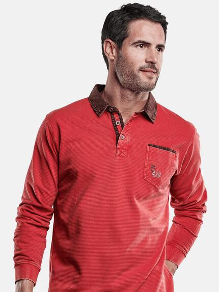 engbers Herren Poloshirt langarm Signalrot 28913 engbers Herren Poloshirt langarm Signalrot 28913