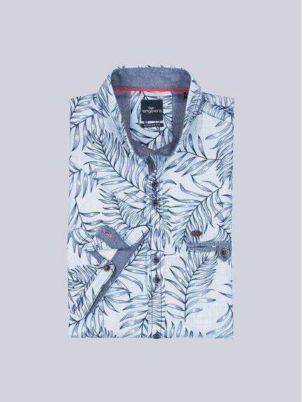 engbers Herren Kurzarm-Hemd gemustert Hellblau 38878 engbers Herren Kurzarm-Hemd gemustert Hellblau 38878