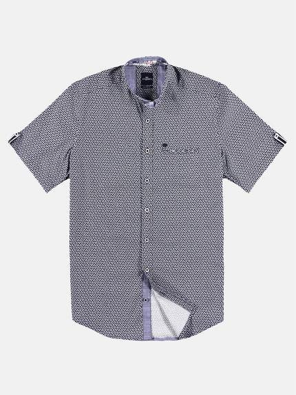 engbers Herren Gemustertes Hemd mit Jersey-Anteil Marineblau 29717 engbers Herren Gemustertes Hemd mit Jersey-Anteil Marineblau 29717