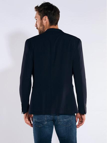 emilio adani Herren Anzug-Sakko slim fit Blau 36844
