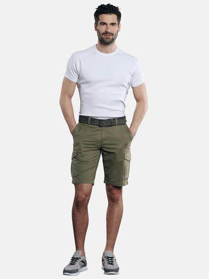 engbers Herren Bermuda mit seitlichen Taschen Khaki 32375 engbers Herren Bermuda mit seitlichen Taschen Khaki 32375