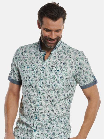 engbers Herren Kurzarm-Hemd mit Print Grün 32285 engbers Herren Kurzarm-Hemd mit Print Grün 32285