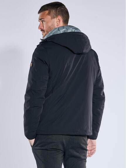 emilio adani Herren Wendejacke mit Kapuze Saphirblau 39286 emilio adani Herren Wendejacke mit Kapuze Saphirblau 39286