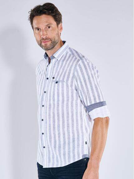 engbers Herren Langarm-Hemd strukturiert Marineblau 39127 engbers Herren Langarm-Hemd strukturiert Marineblau 39127