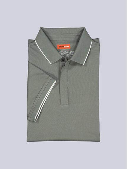 emilio adani Polo-Shirt atmungsaktiv Oliv