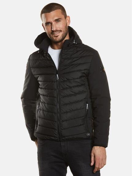 emilio adani Steppjacke mit Kapuze Schwarz