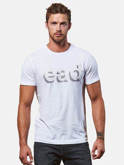 emilio adani Rundhals T-Shirt Reinweiss