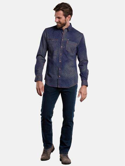 engbers Herren Hemd langarm Saphirblau 34152 engbers Herren Hemd langarm Saphirblau 34152
