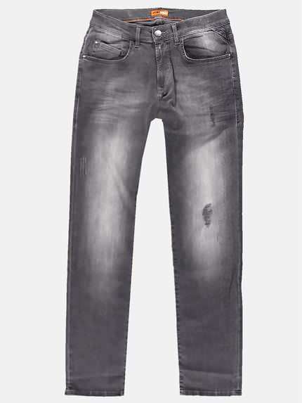 emilio adani Herren Super Stretch Jeans mit Destroy Effekten Grau 30296 emilio adani Herren Super Stretch Jeans mit Destroy Effekten Grau 30296