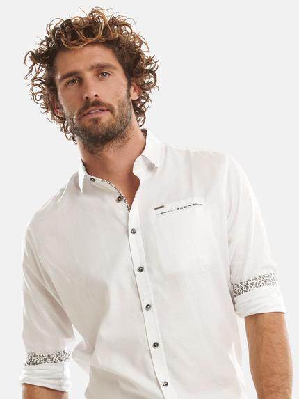 emilio adani Herren Hemd uni Weiß 30951 emilio adani Herren Hemd uni Weiß 30951