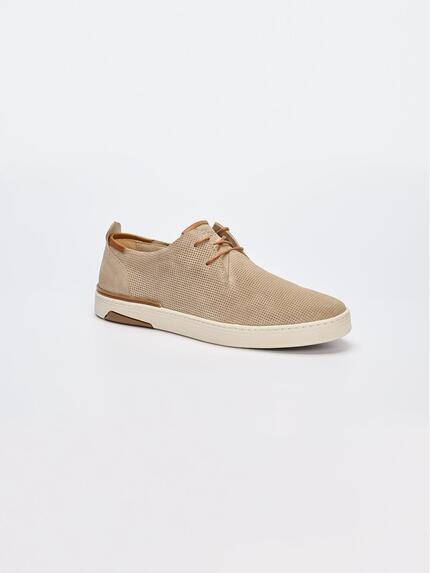 engbers Halbschuh aus Leder Sand