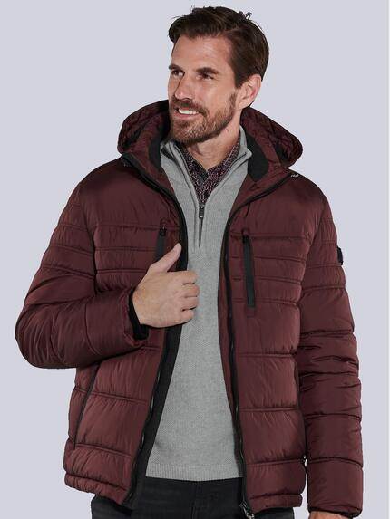 engbers Herren Jacke mit abnehmbarer Kapuze Rot 35518 engbers Herren Jacke mit abnehmbarer Kapuze Rot 35518