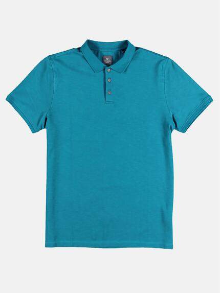 ENGBERS GERMANY Herren softes Poloshirt aus Baumwoll-Modal-Mix Cyangrün 29838 ENGBERS GERMANY Herren softes Poloshirt aus Baumwoll-Modal-Mix Cyangrün 29838