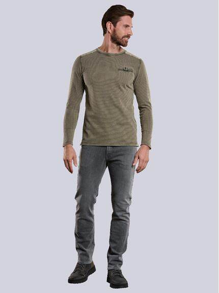 engbers Herren Langarm-Shirt strukturiert Braun 34165 engbers Herren Langarm-Shirt strukturiert Braun 34165