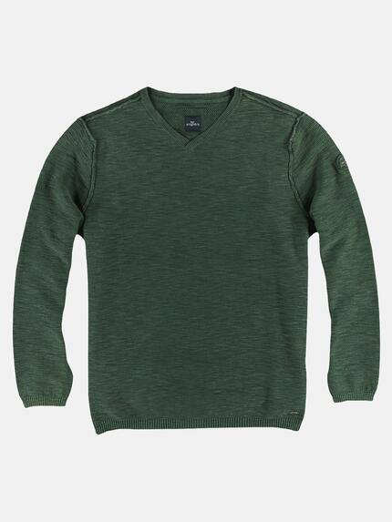 engbers Herren Pullover V-Ausschnitt Grün 24362 engbers Herren Pullover V-Ausschnitt Grün 24362