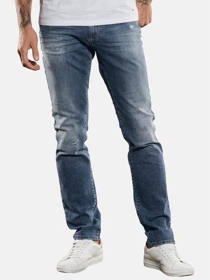 emilio adani Super-Stretch-Jeans slim fit Marineblau