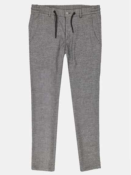 emilio adani Herren Hose mit Kordelzug am Bündchen Grau 32314 emilio adani Herren Hose mit Kordelzug am Bündchen Grau 32314