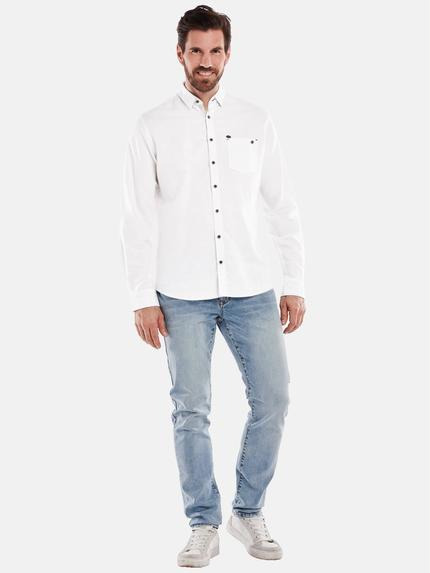 engbers Herren Langarm-Hemd mit Leinenanteil Reinweiss 34765 engbers Herren Langarm-Hemd mit Leinenanteil Reinweiss 34765