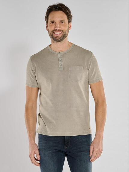 engbers Henley T-Shirt Beige
