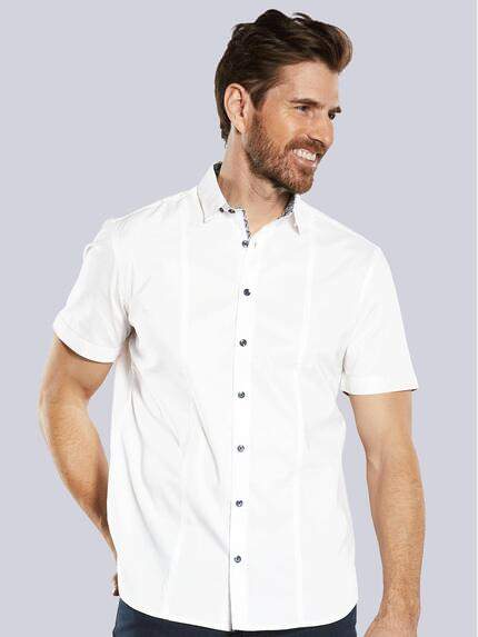 engbers Herren Kurzarm-Hemd "My Favorite" Weiß 34369 engbers Herren Kurzarm-Hemd "My Favorite" Weiß 34369
