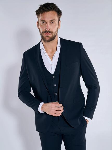 emilio adani Anzug-Sakko slim fit Indigoblau