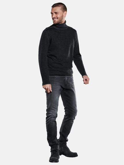 emilio adani Herren Rundhals Pullover Schwarz 33847 emilio adani Herren Rundhals Pullover Schwarz 33847