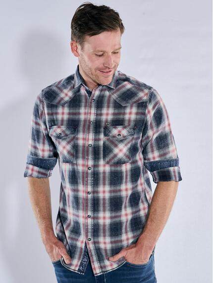 engbers Herren Langarm-Hemd gemustert Feuerrot 39635 engbers Herren Langarm-Hemd gemustert Feuerrot 39635