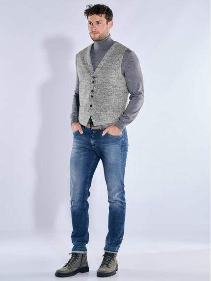 emilio adani Herren Sakkoweste Silbergrau 39383 emilio adani Herren Sakkoweste Silbergrau 39383