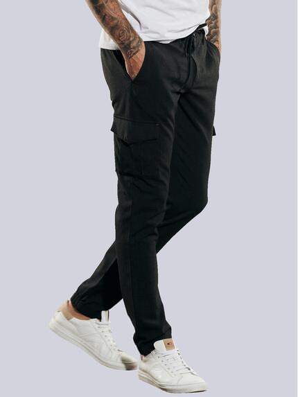 emilio adani Cargo-Hose slim fit Anthrazit